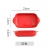 Rice Italian Pasta Dish Bowl DoubleEar Rectangular Plate Baking Bowl Oven Household Tableware Porcelain Dinner Plate