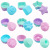 Silicone Muffin Cup/36 PCs Pack Cups Muffin Cup Cake Liner Donut 9 Shapes Muffin Cup