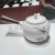 White Jade Tea Set Kung Fu Tea Set Teacup Teapot Gift Box Silver Plated Craft Gift Set New