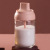 Moisture-Proof Cover and Spoon Integrated Seasoning Jar Seasoning Box Glass Seasoning Bottle Barbecue Brush Oil Bottle