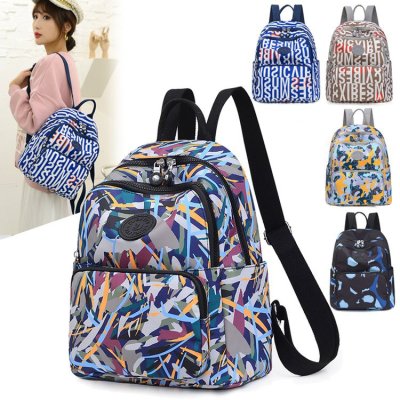 New Backpack Girls' Korean Style Simple Fashion Trend High School and College Student Schoolbag Leisure Travel Backpack Fashion