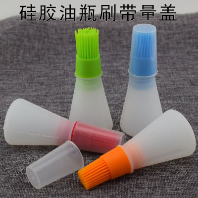 Extra Thick Band Amount of Cover Oil Bottle Brush Silicone Brush Controllable Oil Absorption Cooking Brush Broom Barbecue Brush BBQ Baking Brush