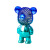 Tik Tok New Colorful Cartoon Violent Bear Summer USB Rechargeable Student Portable Portable Decoration Gifts Fan