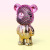 Tik Tok New Colorful Cartoon Violent Bear Summer USB Rechargeable Student Portable Portable Decoration Gifts Fan