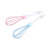 Manual Egg Beater Plastic Handle Silicone Blender Household Kitchen Baking Utensils Milk Frother Egg Yolk Filter