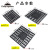 Barbecue Grill Cast Iron Square Carbon Bed Carbon Plate with Carbon Drawing Area Thick and Not Easy to Deform Structure