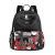 Backpack Floral Commuter Casual Bag 2021 New Creative Fashion Multi-Interlayer Women's Small Backpack