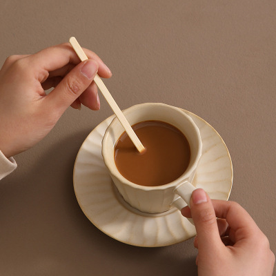 of Coffee Muddler Sticks Disposable Independent Packaging Hand-Held Wooden Sticks Milk Tea Powder Honey Drink Stirring