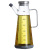 Oil Controlling Bottle Stainless Steel Cover Oil Bottle Transparent Scale Soy Sauce and Vinegar Sesame Oil Can