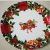 Y192 New Plastic Christmas Plate Fruit Plate Dim Sum Plate Fruit Plate Plastic Tray Cover Plate Fashion Fruit Plate-4