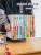 Book Storage Box Transparent Storage Basket Student Book Storage Artifact Desktop Organizing Storage Boxes Cosmetic Storage