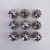 304 Stainless Steel Russian Spherical Mounting Flower Tip One-Time Molding Cream Piping Appliance Torch Flower Tip