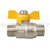South American Medium Outer Wire Butterfly Ball Valve Straight Valve Internal and External Tooth Ball Valve Butterfly Handle Copper Ball Valve Ball Valve