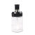 Glass Condiment Bottle Seasoning Jar Oiler Spoon and Lid Integrated Seasoning Box Set Condiment Pot Control Salt Bottle