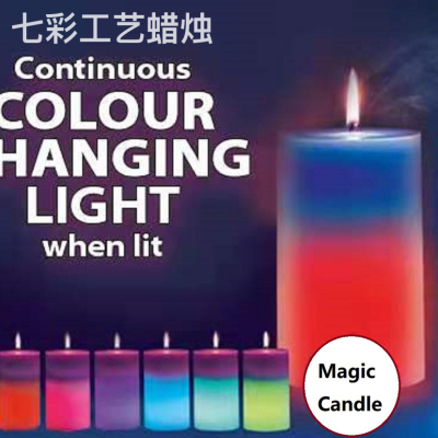 Cross-Border Hot Selling Christmas Candle Colorful a Color-Changing Lamp Home Atmosphere Lighting Holiday Romantic Wedding Magic Candle