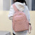 New Korean Style Fashion Backpack Fashionable Stylish Bag Lightweight Nylon Bag Simple Travel Backpack Women