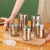 Steel Sieve Jar Seasoning Jar Fancy Coffee Dusting Bottle Cocoa Powder Sprinkle Toner Cartridge Dense Hole Toothpick Tin