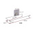 Stainless Steel Line Storage Rack Kitchen Punch-Free Plastic Wrap Roll Stand Bathroom Towel Storage Rack