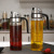 Steel Oil Nozzle Automatic Opening and Closing Large Capacity Glass Oil Pot Kitchen Household Soy Sauce Vinegar Bottle