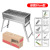 Outdoor Barbecue Grill Thickened Outdoor 304 Household Charcoal Oven Folding Barbecue Grill Stainless Steel Full Set