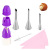 10-Piece Set Pastry Nozzle Set 304 Stainless Steel Cake Nozzle Baking Cake Tool Pastry Nozzle