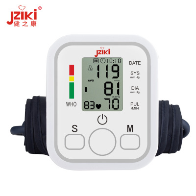 Foreign Trade English Style Arm Sphygmomanometer Voice Measurement Accuracy High Factory Direct Sales Activity Discount Price Jziki