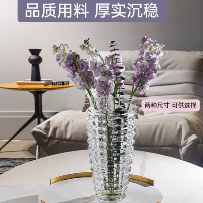 65593Factory Direct Sales Bacara Crystal Vase Bright Candlestick Home Living Room Decorations Decoration Flower Arrangement European Style