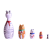 Russian Matryoshka Doll Five-Layer Long Neck Cat Matryoshka Doll Theaceae Grinding Painted Ornaments Painted Wood Crafts in Stock
