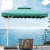 4-Strand Outdoor Sunshade Large Sun  Square Double-Top Umbrella Patio Umbrella Pavilion Umbrella plus Umbrella Seat