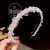 Children's Hairpin Headband Korean Chic Chanel-Style Princess Non-Slip Toothed Headband Fairy and Super Cute Baby Headdress Female