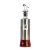 Soy Sauce and Vinegar Cooking Wine Bottle Push Glass Double Layer Leather Shell Household Leak-Proof Seasoning Bottle