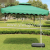 4-Strand Outdoor Sunshade Large Sun  Square Double-Top Umbrella Patio Umbrella Pavilion Umbrella plus Umbrella Seat