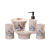American Ceramic Bathroom Five-Piece Toiletries Creative Cross-Border Gargle Cup Toothbrush Holder Hotel Bathroom Toiletries