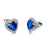 and American New Hot Sale Ear Rings All-Match Simple Exquisite Women's Cute Earrings Heart-Shaped Zircon Stud Earrings