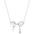 Style Summer Rhinestone Clavicle Chain Dongdaemun Creative Diamond Bow Fairy Necklace 520 Girlfriend's Accessories