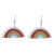Foreign Trade Cross-Border Sold Jewelry Rainbow Polymer Clay Ear Hook Clay Hand Made Retro Fresh Girl Earrings Earrings