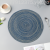 Yijia Woven Multi-Color Optional Square Western Food Pcemat New Restaurant Hotel Coffee Pad Woven Modern Minimalist Pcemat