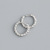 and American S925 Sterling Silver Earrings Simple Twisted Twist Earring Eardrop Temperament Silver Earrings Women