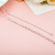 Jewelry Cross Chain O-Shaped Necklace Female 925 Silver Korean Pendant Necklace Fashion Short Clavicle Chain Wholesale