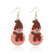 Christmas Bead Earrings Hand-Stitched Bowknot Snowman Ornament Hot Selling Tassel Christmas Earrings Spot
