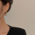 Pattern Twist Earrings Internet Celebrity Minimalist Metal Earrings Personality Trendy All-Match Earrings for Women