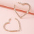 Fashion and Fully-Jewelled New Earrings Exaggerated and Personalized Heart Earrings Sweet Elegance Simple Earrings