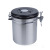 Bean Sealed Jar 304 Stainless Steel Exhaust Valve Sealed Storage Jar with Spoon Dried Fruit Fresh-Keeping Jar Coffee Pot
