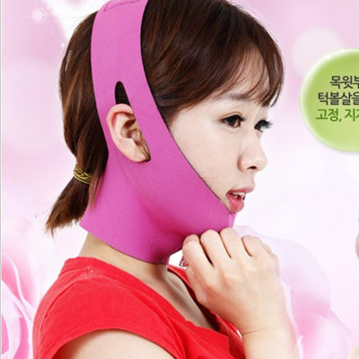 Japanese Style V-Shaped Facial Contour Lifting Belt Small V Face Mask Bandage Facial Lifting Removing French Pattern 