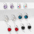 Amazon Hot Jewelry European and American Inlaid Zircon Eardrops Earrings Internet Celebrity Zircon Earrings Suit