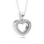 Silver Fashion Simple DIY Women's Panjia Magic Box Accessories Mickey Heart-Shaped Magic Box Silver Necklace Wholesale