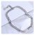 Internet Hot Gold Thick Straps Pairs Letter D Alloy Necklace Women's Hip Hop Cool Short Clavicle Chain All-Match Jewelry