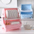 Kitchen Tableware Storage Box Bowl Drain with Cover Mini Bowl Cabinet Tableware Household Multi-Functional Dish Rack