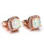 Super Hot Ornament Geometric Opal Earrings Women's Simple Fashion Opal Earrings Men's One Piece Dropshipping Earrings