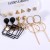 Accessories European and American Popular Earrings Geometric Metal Acrylic Plate Tassel Earings Set Ornament Wholesale